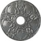 Ekena Millwork Norwich Ceiling Medallion (Fits Canopies up to 4 1/2"), 18"OD x 3 1/2"ID x 1 3/8"P, Silver CM18NOSLS - alternate 1